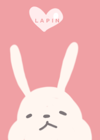 Rabbit pink & white