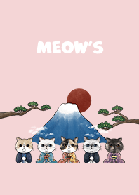 meow's new year / baby pink