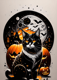 halloween cat 4aE30b