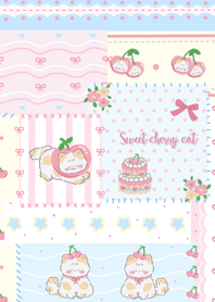 sweet cherry cat ( pink )