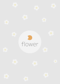 花 <月亮> 苔灰色.
