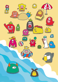 Colorful Monsters in Summer