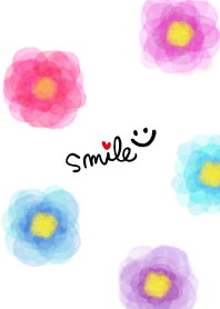 Colorful watercolor flower patterns21 J