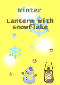 Winter<Lantern with snowflake>