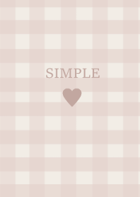 SIMPLE HEART :check hazelnut