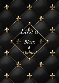 Like a - Black & Quilted #Fleur-de-lis