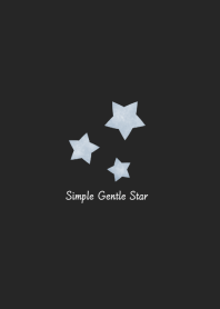 Simple Gentle Star -black*blue-
