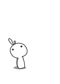 rabbit staring-109