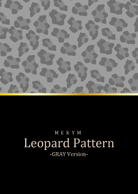 Leopard Pattern BLACK GRAY 30