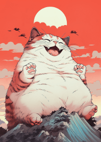 浮世繪貓咪征服富士山2!