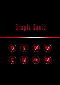 Simple basic:Black Red