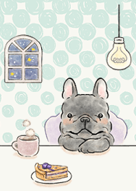 french bulldog brindle holiday