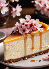 Cherry Blossom Cheesecake-I LOVE CAKEj