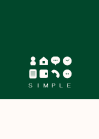 SIMPLE(beige green)V.410b