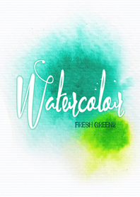 Watercolor_fresh green 2