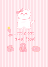 Cat and his food