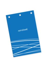 Notebook/blue