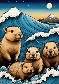 Ukiyo-e - Capybara 6eCC6e