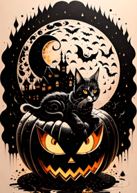 halloween cat 524F0e