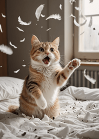 Cats run wild #JYVbB021.