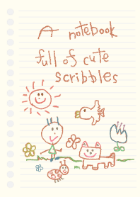A notebook full of cute scribbles 19