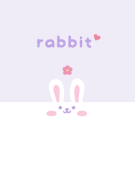 兔子. 花 [紫色]