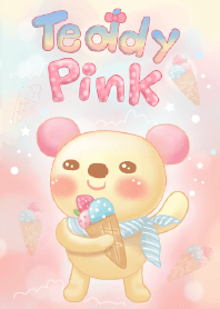 Teddy Pink:happy pink