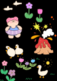 นางเป็ดเห็นภูเขาไฟ