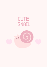 Cute snail simple2 Pink