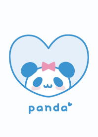 Panda Ribbon - Blue