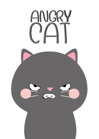 Angry black Cat Face Theme