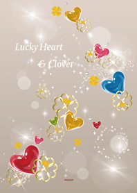 ボルドー : 全運気UPハート クローバー