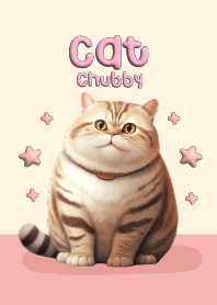 Cat Cute British Shorthair (Pink)