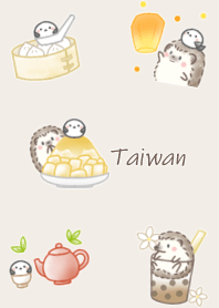 Hedgehog and Shimaenaga -Taiwan- brown
