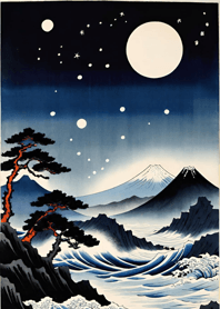 Ukiyo-e Mountains, Seas 6BD647