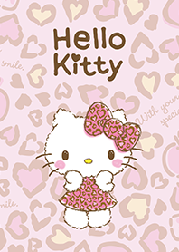 Hello Kitty 粉紅豹紋
