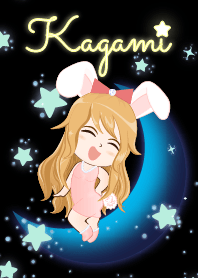 Kagami - Bunny girl on Blue Moon