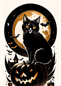 halloween cat b3Ebc8