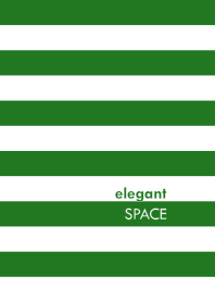 elegant SPACE <GREEN/WHITE>