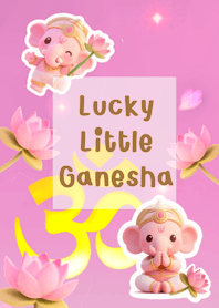 พระพิฆเนศน้อยนำโชค (ชมพู)