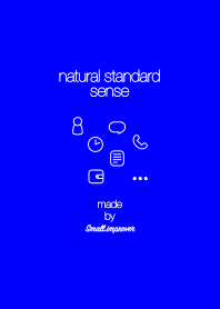 natural standard sense -blue-