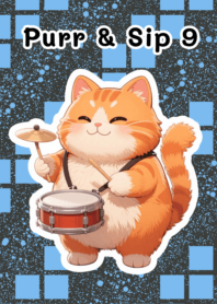 Purr & Sip 9 (Blue)