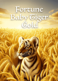 Harimau Bayi Keberuntungan (Emas)
