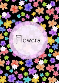 Colorful and happy flower pattern12.