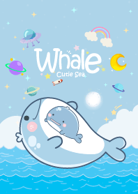 เจ้าวาฬ น่ารัก สีน้ำทะเล