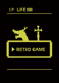 Retro Game 2 / Black & Yellow