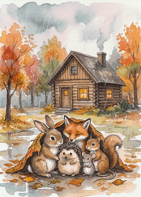 stampAI-autumn forest-RjZKwT