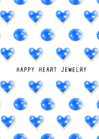 HAPPY HEART JEWELRYj-BLUE-WHITE