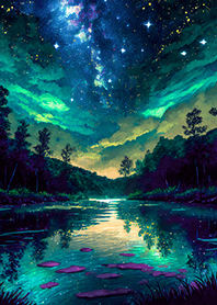 Beautiful starry night view#1396