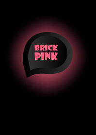 Brick Pink Button In Black V.5